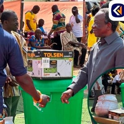 Gakpo Family Donates Essential Items to Anfoeta Technical Institute
