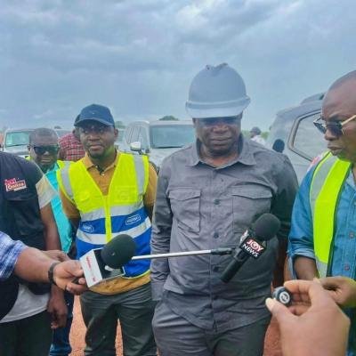 Roads Minister Inspects Key Big Push Road Projects in the Upper West Region