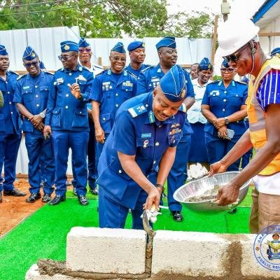 Ghana Air Force Grounds Breakdown for New 3-Storey Aviation College Lecture Hall