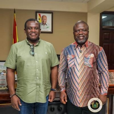 Volta Regional Minister Hosts Communications Minister Sam George to Bolster Network and Telephony Connectivity