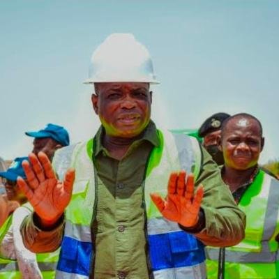 Agbodza Conducts Surprise Inspection of 34km Sunyani Outer Ring Road project