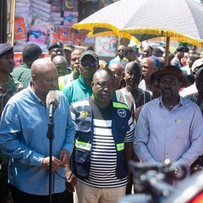 Mahama Visits Flood-Ravaged Hohoe: Donates Relief Items and Pledges Rebuilding Support