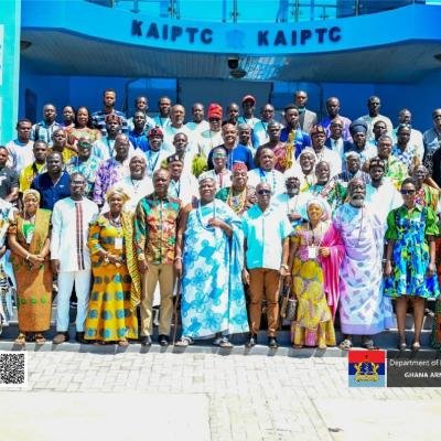 KAIPTC Champions Traditional Leadership in Peacebuilding at 3rd Teshie Homowo School