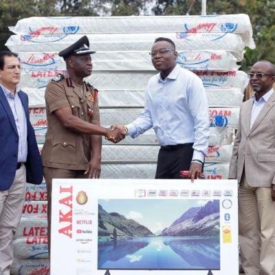 Melcom Ghana Ltd Supports Tema Fire Service with Logistics Donation