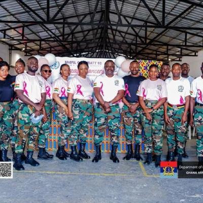 UNIFIL GHANBATT 93 Hosts Breast Cancer Awareness Campaign in Al Qawzah